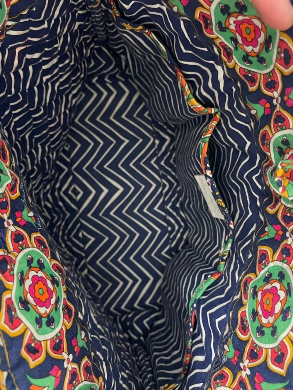 Vera Bradley Venetian Paisley Quilted Tote Shoulder Bag Travel Preppy Boho